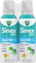 Vicks Sinex, Spray nasal saline pour enfants, anti-drogue ultra fine brume avec aloès, 1+ ans, soulagement quotidien rapide du nez étouffant pour les enfants, clair mucus d'un froid ou d'allergie, 5 OZ x 2