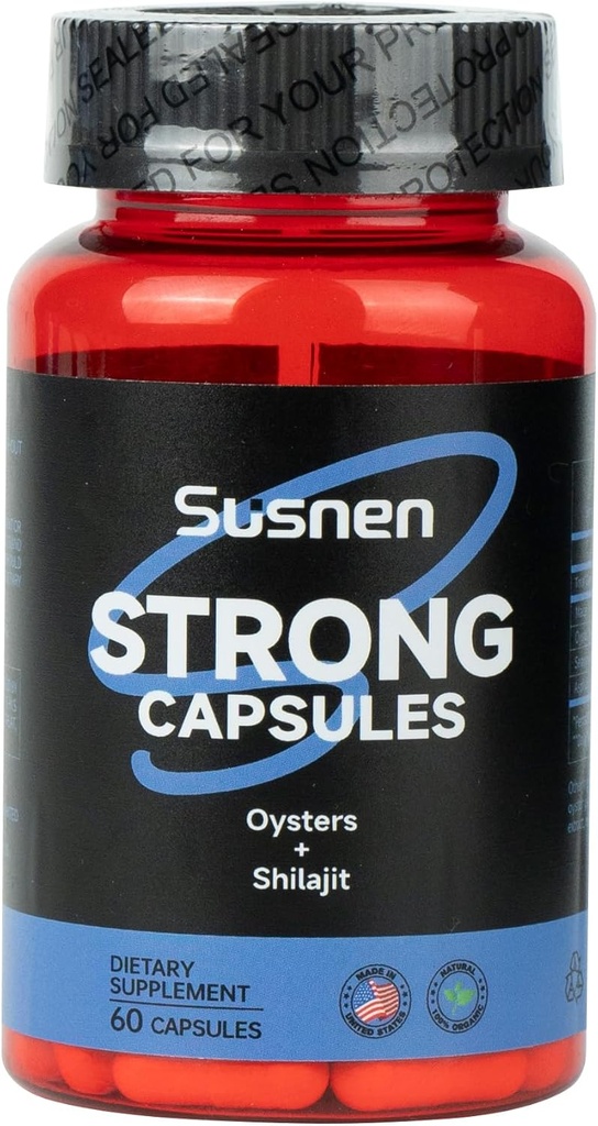 Capsules fortes, avec extrait d'algue de titane d'Oyster, minéraux, favorise l'absorption, supplément d'énergie masculine, renforce le corps et fournit l'énergie naturelle au corps. (60 capsules)