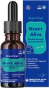 Cœur en vie Système cardio-vasculaire liquide Santé pour les chiens et les chats-huile de poisson norvégienne, Coenzyme Q10, vitamine K2, Policosanol, extrait de berry d'arête, parfum de bacon végétalien (60ml)