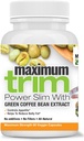 Maximum Slim Formulation la plus efficace MaximumTrim Garcinia CAMBOGIA avec extrait de haricot de café vert Tout naturel perte de poids, suppresseur d'appétit et brûleur de graisse - mois d'approvisionnement