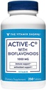 La vitamine Shoppe Active-C avec bioflavonoïdes 1000 MG - Antioxydant pour la santé cardiovasculaire et immunitaire et la protection contre les radicaux libres (250 comprimés)