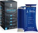 Sacs ROXALACE® Emesis avec poudre absorbante pour la nausée et le soulagement des vomissements - 20 Pack 1200ml, Travel-friendly, Solution Hygiénique pour la maladie du mouvement, la maladie du matin, les soins et les urgences