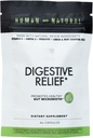 Relief digestif Formule végétalienne avec vitamine D, Oméga-3, HMO, huile de chia, citron et huiles de menthe poivrée Relief for Bloating & Gut Health