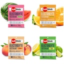 SaltStick Fastchews, Comprimés de remplacement d'électrolytes pour la réhydratation, la récupération d'exercices, les athlètes jeunes et adultes, randonnée, récupération sportive, 10ct Variété 4-Pack