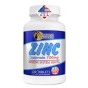 Sunshine Naturals supplément minéral de gluconate de zinc – soutient le système immunitaire, favorise la guérison des plaies, améliore la santé de la peau, fournit la défense antioxydante – 100mg, 120 comprimés, haute puissance