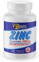 Sunshine Naturals supplément minéral de gluconate de zinc – soutient le système immunitaire, favorise la guérison des plaies, améliore la santé de la peau, fournit la défense antioxydante – 100mg, 120 comprimés, haute puissance
