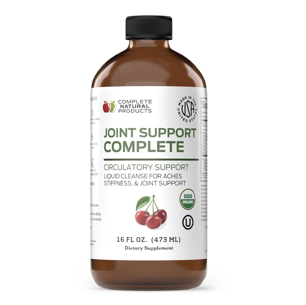 Produits naturels complets Joint Support Complet - 16 Fl Oz Organic Joint Support Supplément & Uric Acid Cleanse