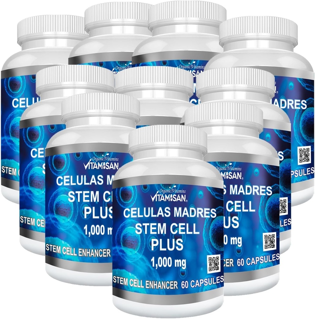 VITAMISAN 10 flacons Celulas Madres Stem Cell Plus Capsules