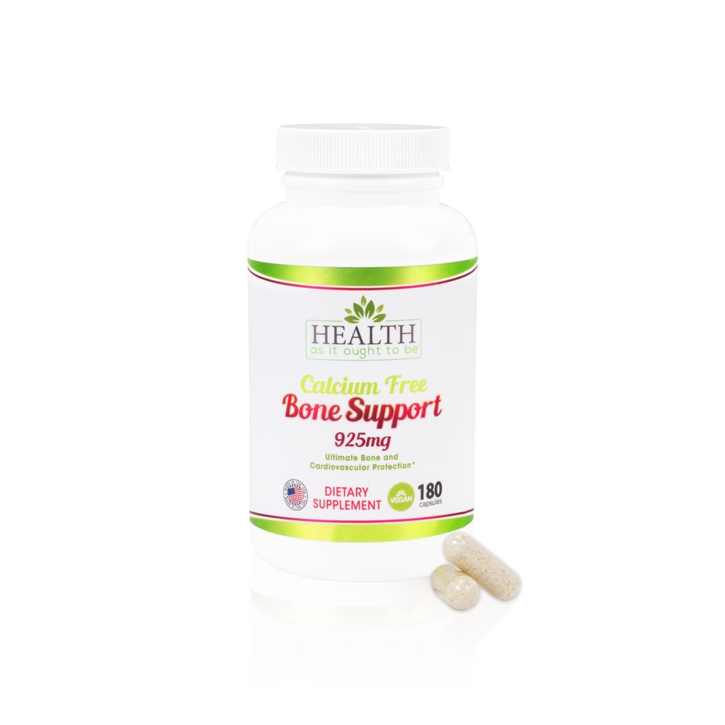 Santé comme il devrait être sans calcium Bone Supplément de soutien aux os d'Ultime Protection osseuse et cardiovasculaire d'Ultime