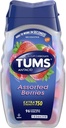 Tums Supplément antiacide/calcium, extra résistance 750, comprimés à croquer, baies assorties 96 comprimés de TUMS (version originale)