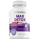 Supplément Max Detox, Détox avancé Gut Cleanse pour les femmes et les hommes avec Psyllium, Chlorella, Hyssop Herb & Papaya, avec complexe Acai - Colon Cleanse - 60 Capsules (1)