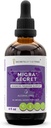 Secrets de la tribu - Migra Secret, prise en charge des maux de tête et de la migraine, mélange de suppléments à base de plantes gouttes extrait liquide sans alcool (4 fl oz)