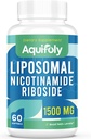 Supplément liposomique nicotinamide riboside 2000 mg avec TMG et Pterostilbène pour l'absorption maximale, supérieure à NAD, boosting NAD+, énergie cellulaire et défense de l'âge, 60 Softgels