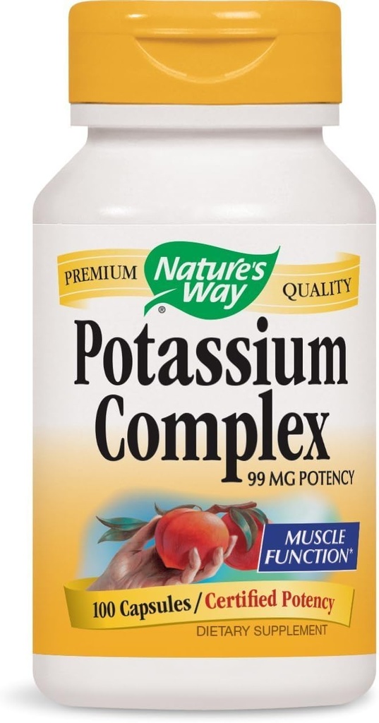 Complexe potassique naturel, 100 capsules (paquet de 2)