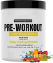 Supplément de poudre hybride pré-entraînement 250mg Caféine de 250mg Alpha GPC de 20 portions
