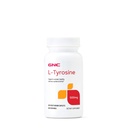 GNC L-Tyrosine 500mg, soutient l'activité normale et saine du système nerveux, 60 caplets végétariens