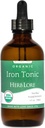 Herb Lore Iron Tonic - Supplément de gouttes de fer liquide biologique pour les enfants et les femmes - Bébé, nourrisson et tout-petit - végétalien, doux, non constipant Teinture à base de plantes (4 fl oz)