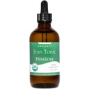 Herb Lore Iron Tonic - Supplément de gouttes de fer liquide biologique pour les enfants et les femmes - Bébé, nourrisson et tout-petit - végétalien, doux, non constipant Teinture à base de plantes (4 fl oz)
