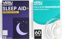 Veru Wellness Duo Style de vie Patches - Melatonin, Magnésium - Autocollant temps de sortie topique, 8-10 heures (32 jours d'approvisionnement)
