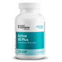 Nutri Supreme Active 50 Plus, CoQ10, Lutein, ALA et Turmeric, Formule avancée pour le vieillissement en santé et la vitalité, 120 capsules végétales
