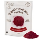 Traditions bios Poudre de betterave biologique Poudre de betterave biologique Vegan Non-OGM Superfood