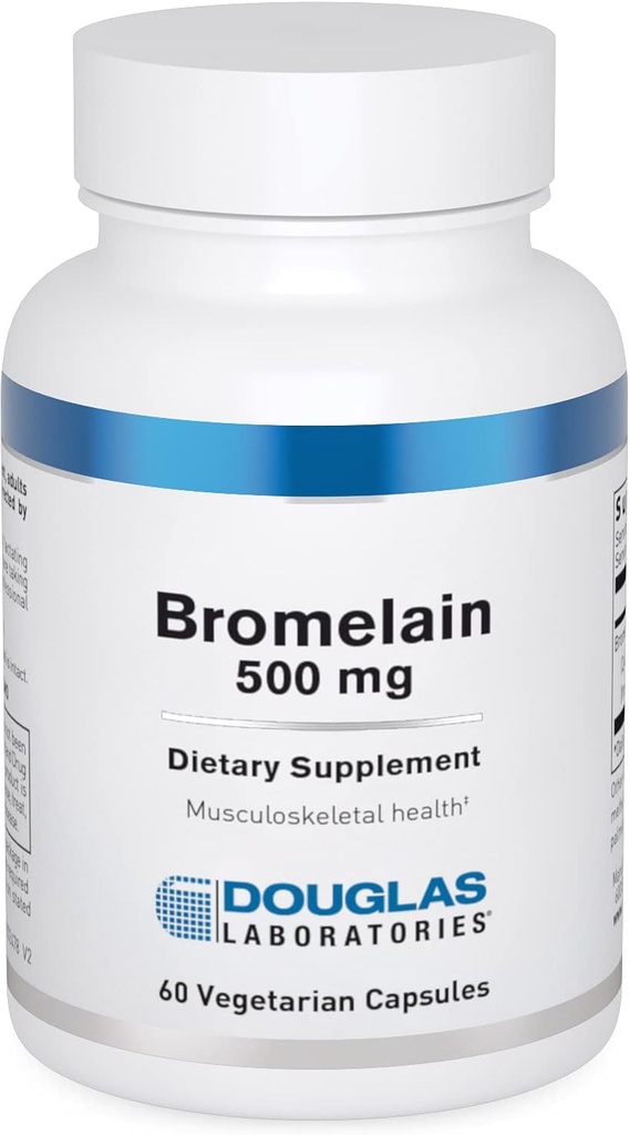 Douglas Laboratories Bromelain-500 mg - Soutiens Système musculo-squelettique-60 Capsules