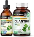 BIO KRAUTER Teinture de Seaux d'Or 4 Fl. Oz. & Cilantro 100 Capsules