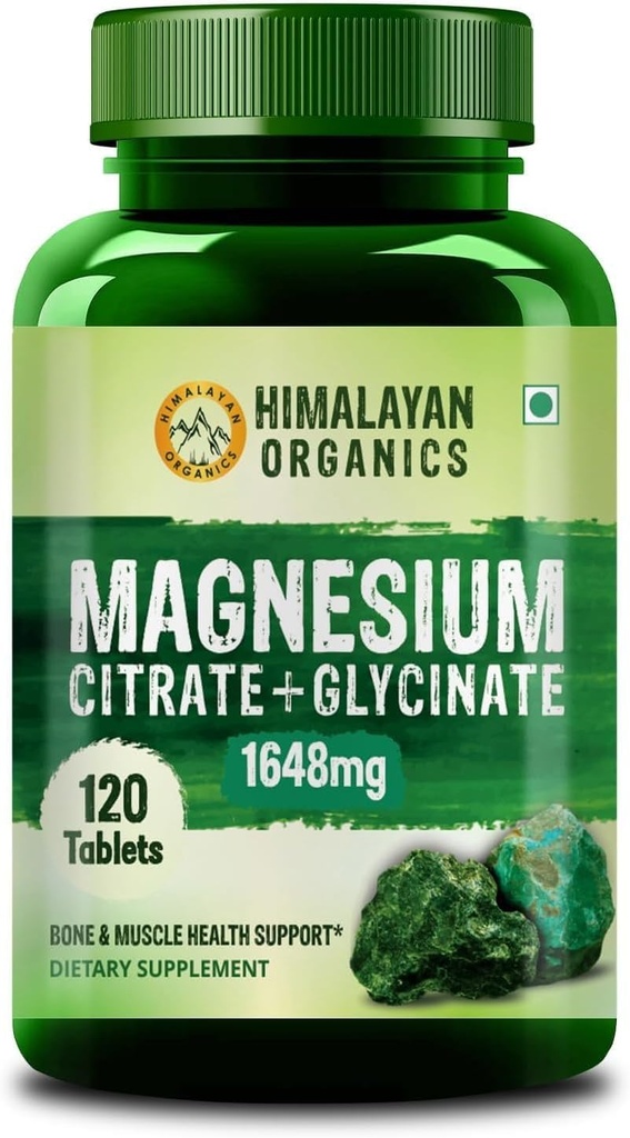 THO Citrate de magnésium 1648mg (120 comprimés de légumes) 100% Herbal avec des effets secondaires connus - par Vénus. Exportations
