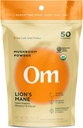 Om Lion, Poudre de champignons de la Mane - Supplément de champignons biologiques et Nootropic - Soutien Mémoire, Focus et Santé Nerve, 3,5 oz (50 portions)