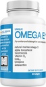UNIQUE E A.C. Grace Company Omega E+ - Supplément à l'huile de poisson - avec acides gras oméga-3 marins, vitamine E, vitamine D3 et CoQ10 - aide à soutenir la santé du coeur, du cerveau et de la peau - 60 Softgels