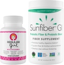 Fille régulière de demain nutrition, femmes Multivitamine (30 portions) et Sunfibre GI poudre probiotique (30 portions) Bundle, énergie et faible soutien digestif FODMAP