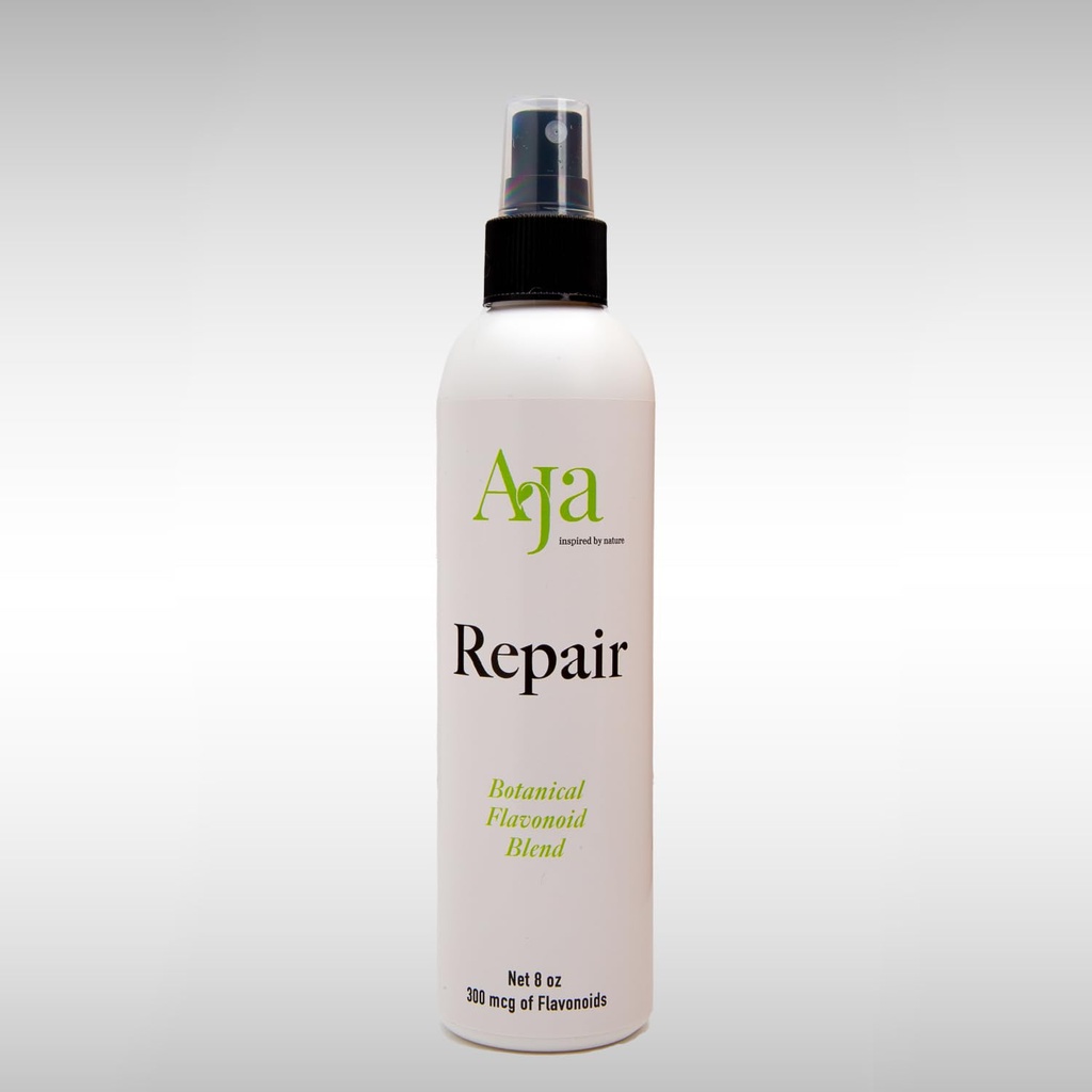 AJA Repair Mist - Spray apaisant pour la peau naturelle avec BioFlavins pour les irritations (8 Ounce)