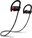 Casque Bluetooth Senso, Meilleurs écouteurs sport sans fil avec/Mic IPX7 étanche HD Stereo Sweatproof Earphones pour entraînement de gymnastique