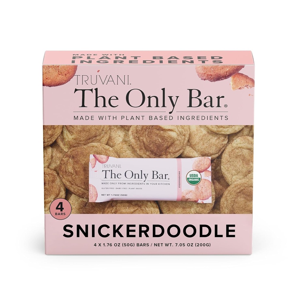 Truvani Plant Based Snack Bars.