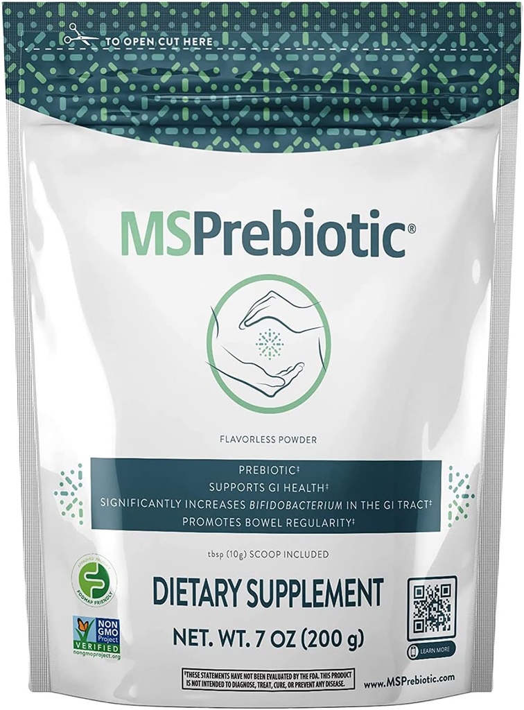 Prebiotics Fiber Supplement Very High Source of Soluble Fiber | Original Superfood Gut Health Supplements That Feed Probiotics | Prebiotic Fiber Powder (7 oz)