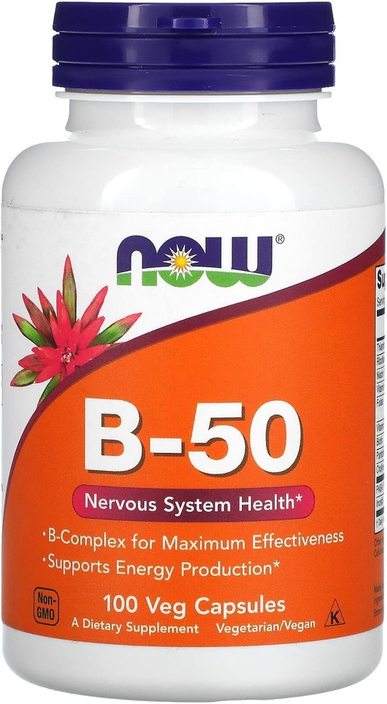 Vitamine B-50 mg,100 gélules