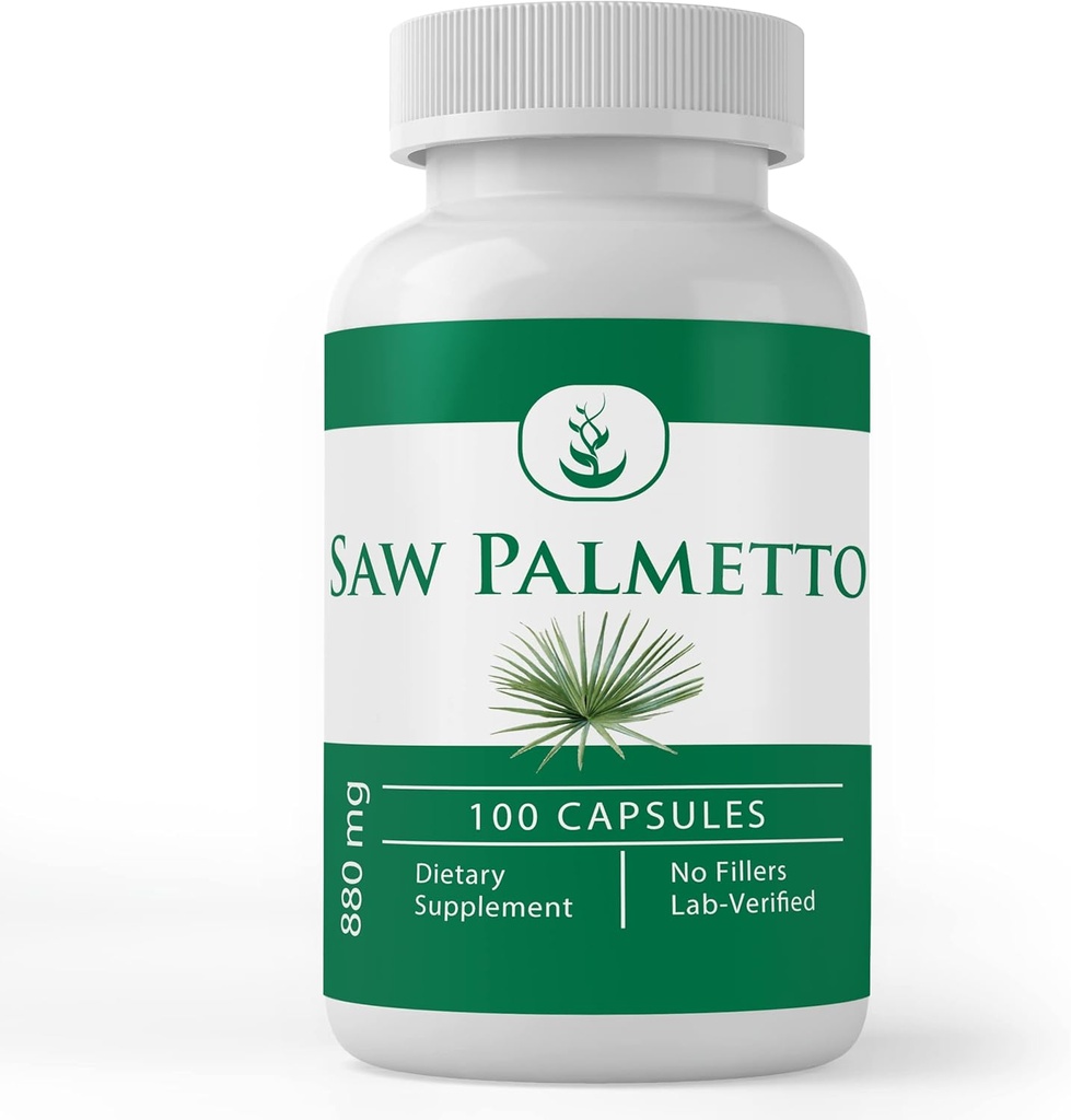 PURE ORIGINAL INGRÉDIENTS Saw Palmetto, (100 Capsules) Toujours Pure, Pas d'additifs ou de remplissages, Labo vérifié