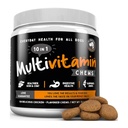 Plus fin pour les animaux de compagnie Multivitamine Dog Supplément – 10 en 1 avec Omega Fish Oil & Glucosamine pour un meilleur soutien articulaire et de la peau, Gut, Digestion et Immune santé quotidienne (120 gâteries à croquer)