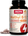 Formules Jarrow Ultra Strength Methyl B-12, complément alimentaire pour la production d'énergie cellulaire, 100 comprimés à croquer à saveur tropicale, jusqu'à 100 jours