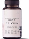 Verem Palak Notes: Kids Calcium with Vitamin D3, K2 and Magnesium | No Sugar Chewables | 60 Chewables