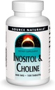 Source Naturals Inositol et Choline 800 mg soutient la fonction nerveuse saine - 100 comprimés