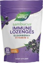 Nature de la Voie Sambucus Immune Lozenges, Vitamine C de haute puissance, Elderberry, 24 Losanges parfumées tropicales (paquetage mai Vary)