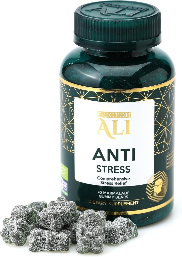 Doctor ALI - Gommies anti-stress complètes (en anglais seulement) Fabriqué avec des ingrédients organiques (en anglais seulement)