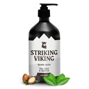 Laver Viking Strike - 17 oz, arbre à thé naturel et biotin - Cologne Shampooing de barbe parfumé sans parabène et sans sulfate pour les hommes - nettoyage profond et soins