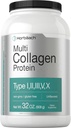 Horbaach Multi Collagen Protein Powder 32 oz | Type I, II, III, V, X | Hydrolyzed Collagen Peptides | Keto & Paleo Friendly | Unflavored & Gluten Free