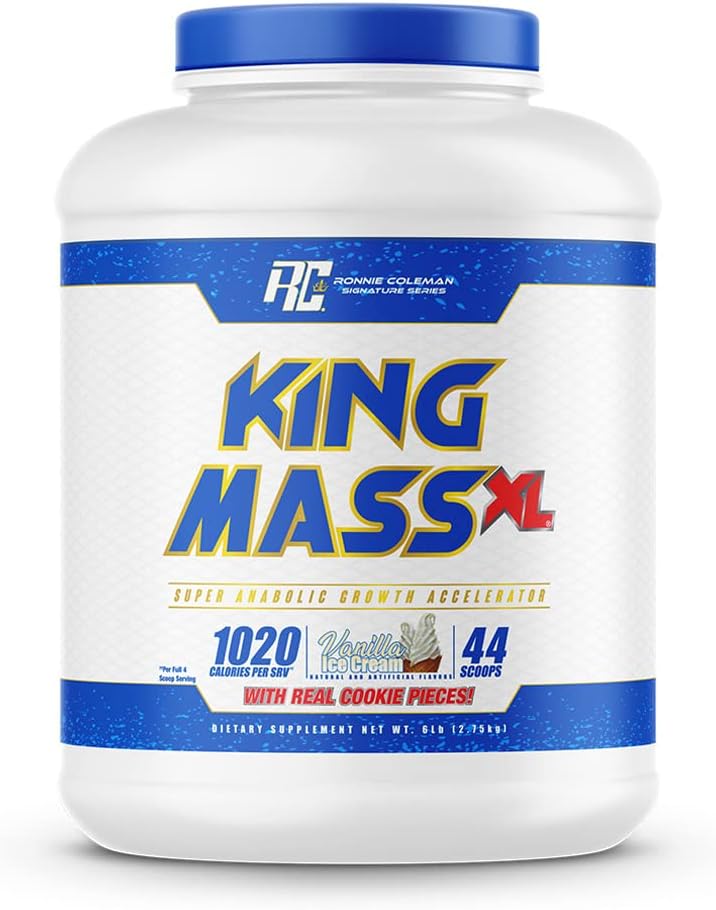 Ronnie Coleman Série Signature King Mass XL, Crème glacée Vanilla, 2,75kg