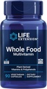 Life Extension Whole Food Multivitamin, Plant-derived Vitamin D3, A, B, C & E, Plus Minerals, Plant extracts, Stay Healthy from Head to Toe, Gluten-Free, Non-GMO, Vegetarian, 90 Capsules