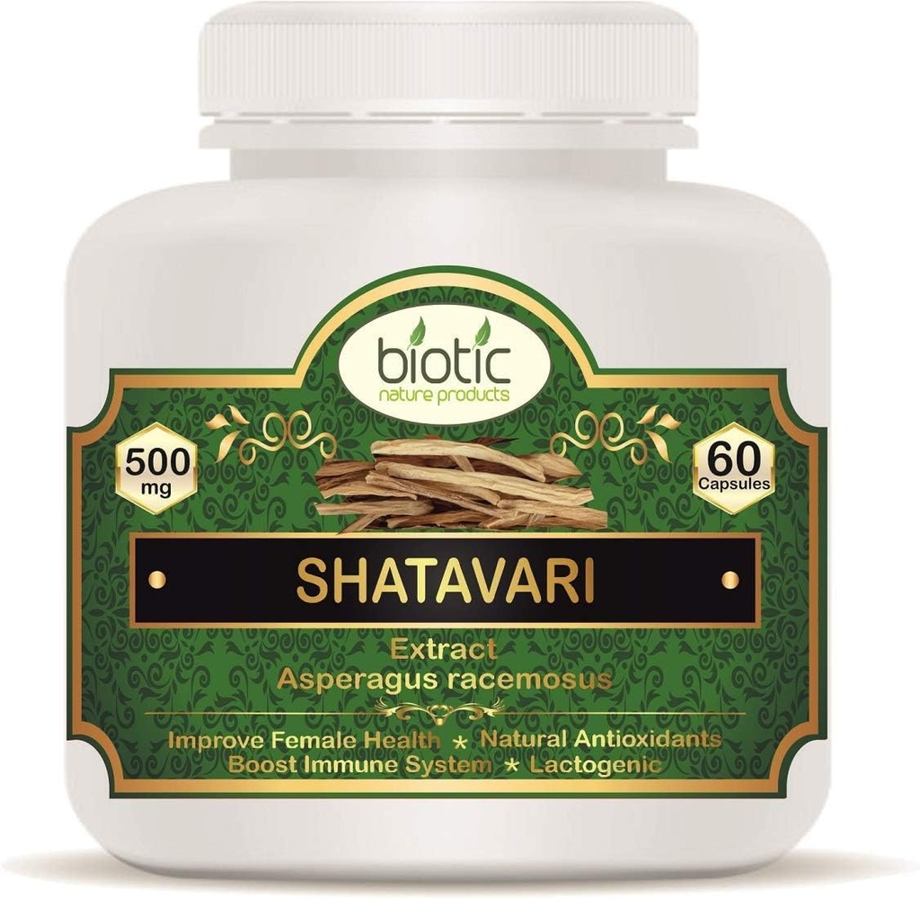 Générique KEN Shatavari Capsules 500mg - 60 Capsules de Veg