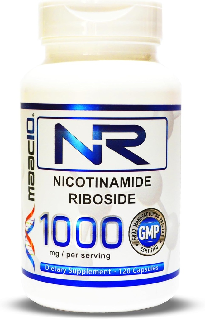 MAAC10 NR Nicotinamide Riboside 1000mg Servants de tiers laboratoires testés NAD+ Supplément de NMN Alternative.