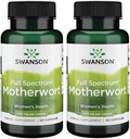 Swanson Motherwort-Herbal Supplément traditionnellement utilisé pour promouvoir la santé cardiaque, la fonction endocrine et la santé digestive-formule naturelle Promouvoir le bien-être pour les femmes-(60 Capsules, 400mg Chaque) 2 Pack